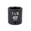 1/2 IN. DRIVE 6 POINT STANDARD IMPACT SAE SOCKET 1-1/8 IN.
