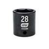 1/2 IN. DRIVE 6 POINT STANDARD IMPACT METRIC SOCKET 28MM