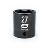 1/2 IN. DRIVE 6 POINT STANDARD IMPACT METRIC SOCKET 27MM