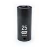 1/2 IN. DRIVE 6 POINT DEEP IMPACT METRIC SOCKET 25MM