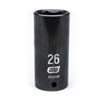1/2 IN. DRIVE 6 POINT DEEP IMPACT METRIC SOCKET 26MM