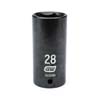 1/2 IN. DRIVE 6 POINT DEEP IMPACT METRIC SOCKET 28MM