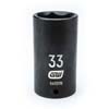 1/2 IN. DRIVE 6 POINT DEEP IMPACT METRIC SOCKET 33MM