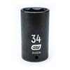 1/2 IN. DRIVE 6 POINT DEEP IMPACT METRIC SOCKET 34MM