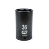 1/2 IN. DRIVE 6 POINT DEEP IMPACT METRIC SOCKET 36MM