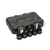 5 PIECE 3/4 IN. DRIVE SAE IMPACT HEX BIT SOCKET SET WITH BLOW MOLD CASE
