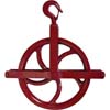 12 IN. GIN WHEEL PULLEY 3/8 ROPE WITH 1000 LB. MAX. WORKING LOAD