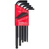 BALL END SAE ALLEN HEX KEY WRENCH SET 13-PIECE