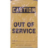 25 PACK YELLOW CAUTION TAG PACK