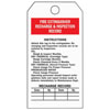 6 X 3 IN. FIRE EXTINGUISHER INSPECTION TAG
