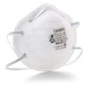 N95 PARTICULATE RESPIRATOR HALF FACEPIECE 2 FIXED STRAPS NON OIL PARTICLES WHITE