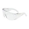 CLEAR OVER THE GLASSES RIMLESS SAFETY GLASSES