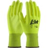 G-TEK HI-VIS SEAMLESS POLY COATED KNIT GLOVE CUT LEVEL 1 - X LARGE