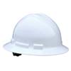 WHITE FULL BRIM 4-POINT RATCHET STYLE HARD HAT