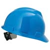 BLUE SLOTTED FAS-TRAC V-GARD PROTECTIVE HARD HAT WITH RATCHET