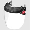 BOLT GASKETED FULL FACE SHIELD WITH CLEAR DUAL COAT LENS COMPATIBLE WITH BOLT HELMETS AND HARD HATS