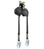 LATITUDE EDGE DUAL WEB SRL-P RETRACTABLE LANYARD W/ SNAP HOOKS 6 FT. LENGTH