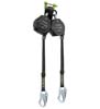 LATITUDE EDGE DUAL WEB SRL-P RETRACTABLE LANYARD W/ SNAP HOOKS 6FT. LENGTH