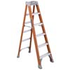 FS1506 6' STEP LADDER 300 LB FIBERGLASS LL ( CLOSEOUT )