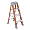 FS1504 4' STEP LADDER 300 LB FIBERGLASS LL ( CLOSEOUT )