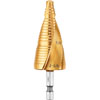 7/8 TO 1-1/8 IN. IMPACT READY TITANIUM NITRIDE COATED STEP DRILL BIT