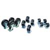 6 IN. CASTERS WHEELS SWIVEL WITH BRAKES 4 PIECE SET