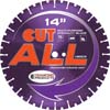 CUT-ALL MULTI-PURPOSE HIGH SPEED SPECIALTY DIAMOND BLADE (MULTIPLE SIZES AVAILABLE)