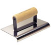 RADIUS STAINLESS STEEL CEMENT EDGER WITH WOOD HANDLE (MULTIPLE SIZES AVAILABLE)