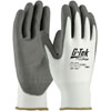 WHITE/GRAY G-TEK POLYKOR A2 BLENDED SAFETY GLOVES WITH POLYURETHANE COAT (MULTIPLE SIZES AVAILABLE)