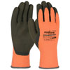 HI-VIS KNIT THERMODEX A2 SAFETY GLOVES WITH LATEX MICROFINISH GRIP (MULTIPLE SIZES AVAILABLE)