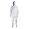 WHITE MICROBIAL DISPOSABLE OVERALL (NO HOOD OR BOOTS) (MULTIPLE SIZES AVAILABLE)